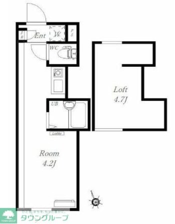 プライムテラス生田の物件間取画像